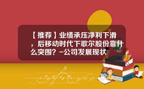 【推荐】业绩承压净利下滑，后移动时代下歌尔股份靠什么突围？-公司发展现状