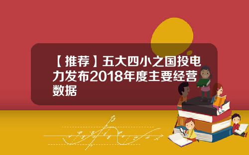 【推荐】五大四小之国投电力发布2018年度主要经营数据