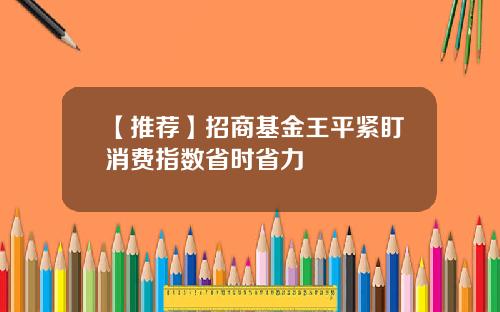 【推荐】招商基金王平紧盯消费指数省时省力