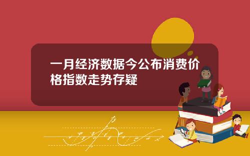 一月经济数据今公布消费价格指数走势存疑