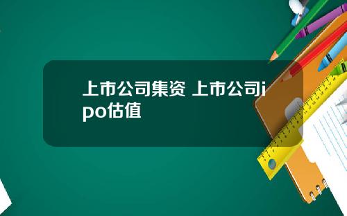 上市公司集资 上市公司ipo估值