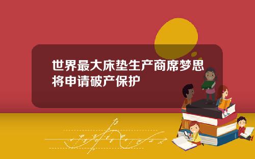 世界最大床垫生产商席梦思将申请破产保护