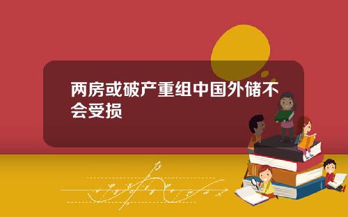 两房或破产重组中国外储不会受损