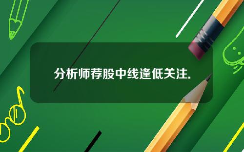 分析师荐股中线逢低关注.