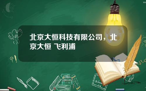 北京大恒科技有限公司，北京大恒 飞利浦