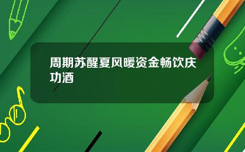 周期苏醒夏风暖资金畅饮庆功酒