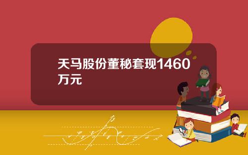 天马股份董秘套现1460万元