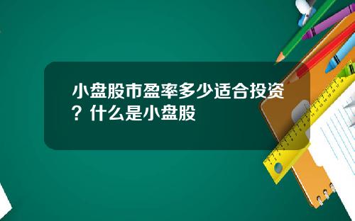 小盘股市盈率多少适合投资？什么是小盘股