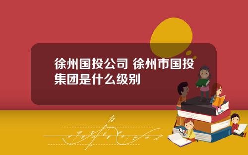 徐州国投公司 徐州市国投集团是什么级别