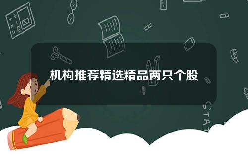 机构推荐精选精品两只个股