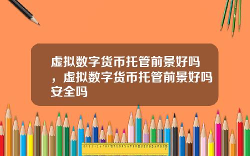 虚拟数字货币托管前景好吗，虚拟数字货币托管前景好吗安全吗