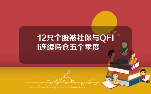 12只个股被社保与QFII连续持仓五个季度