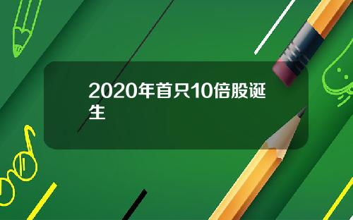 2020年首只10倍股诞生