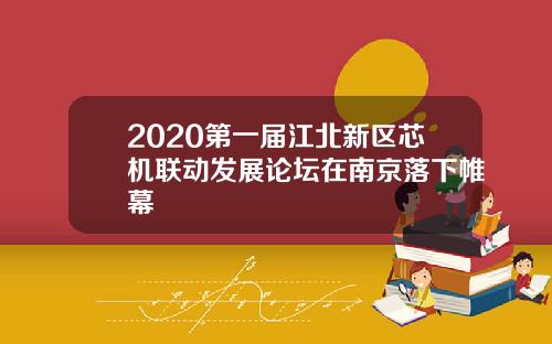 2020第一届江北新区芯机联动发展论坛在南京落下帷幕