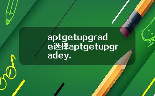 aptgetupgrade选择aptgetupgradey.