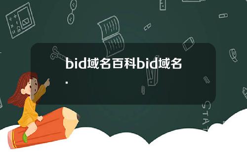 bid域名百科bid域名.