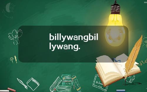 billywangbillywang.
