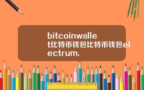 bitcoinwallet比特币钱包比特币钱包electrum.