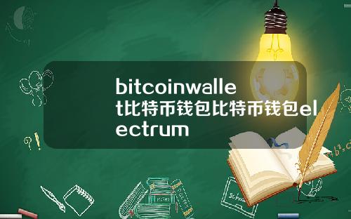 bitcoinwallet比特币钱包比特币钱包electrum