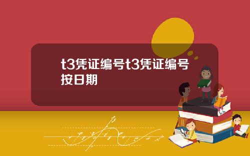 t3凭证编号t3凭证编号按日期