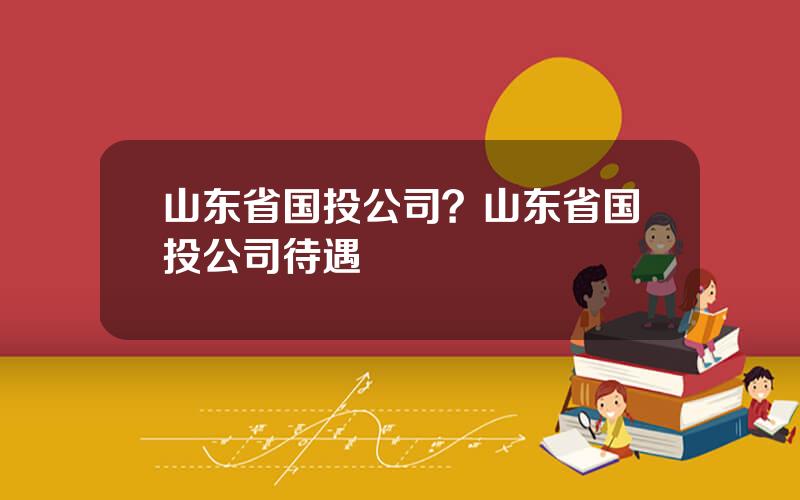 山东省国投公司？山东省国投公司待遇