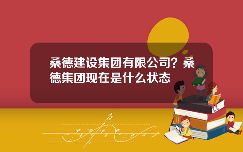 桑德建设集团有限公司？桑德集团现在是什么状态