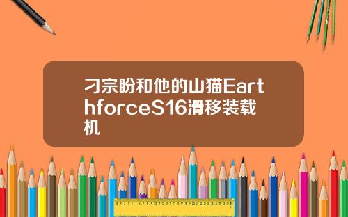 刁宗盼和他的山猫EarthforceS16滑移装载机